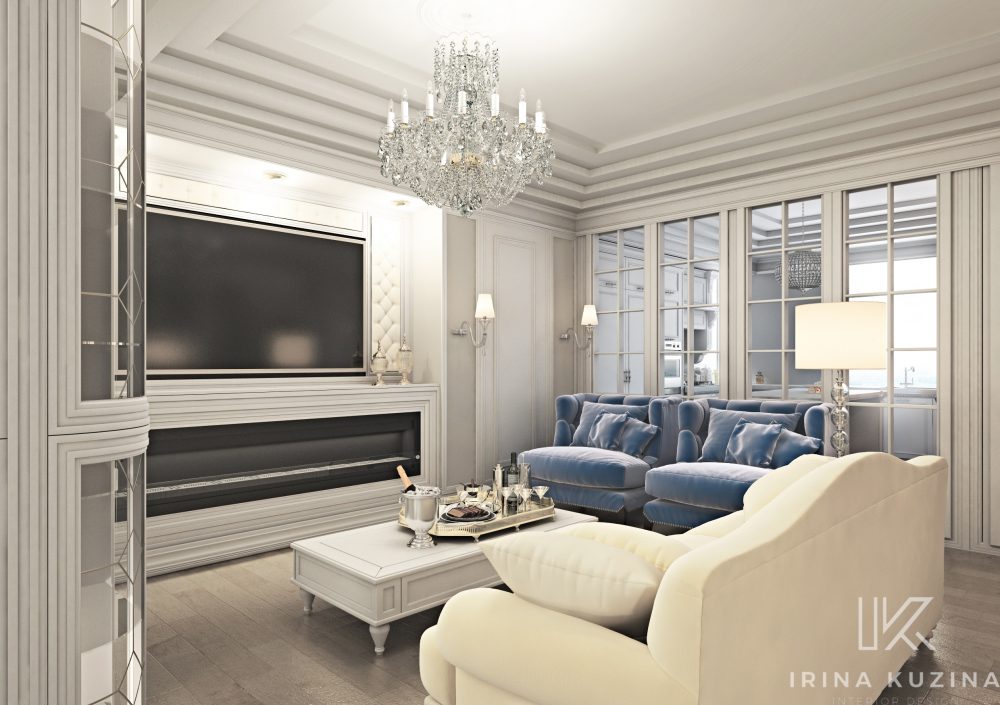 Прихожая-гостиная