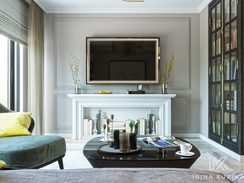 Прихожая-кухня-гостиная-столовая